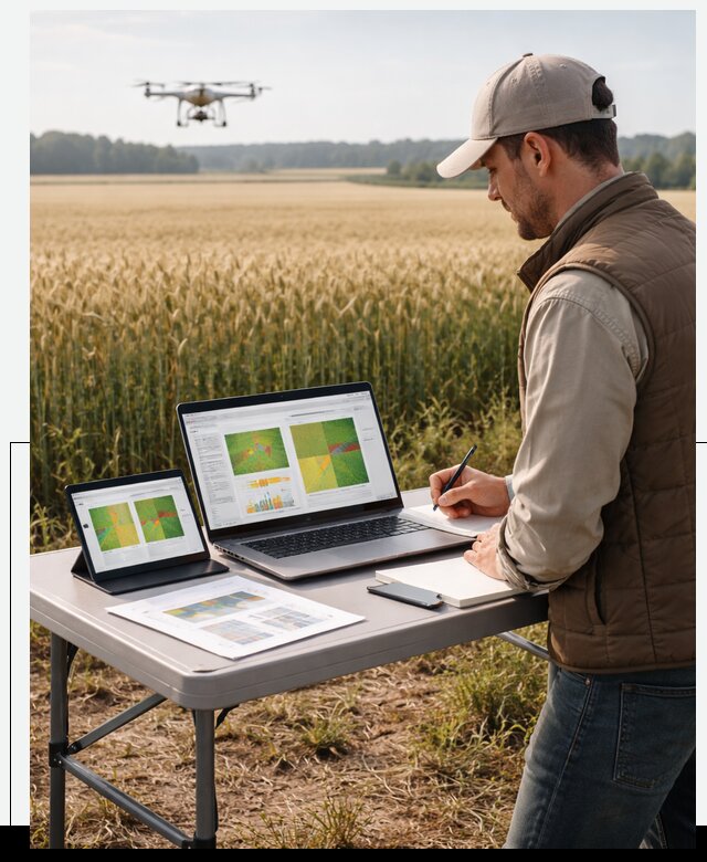 Система AI прогнозирования урожайности для точных агрономий в Искитиме